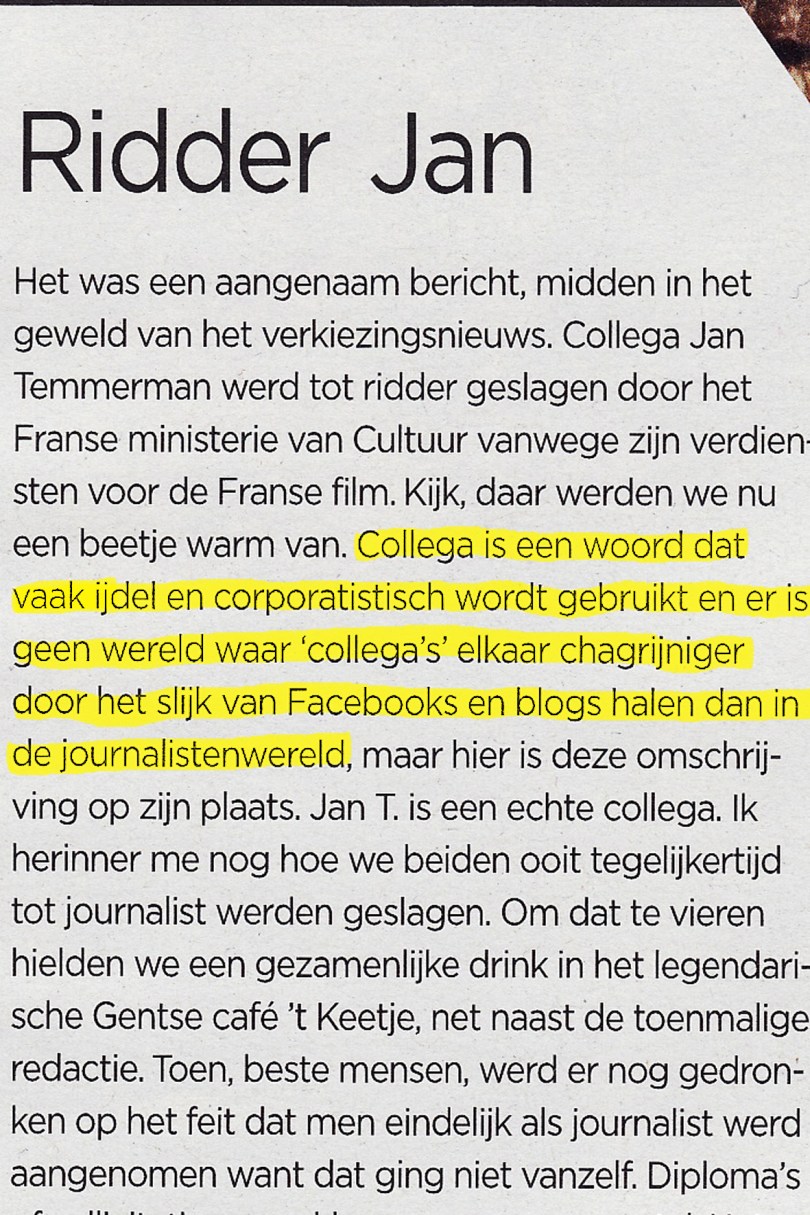 Voorwoord Rudy Collier