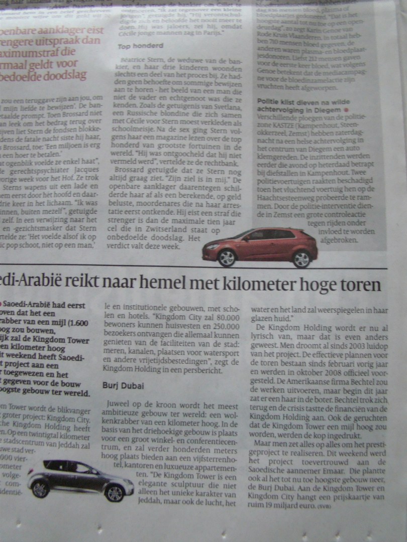 Frivool zorgen te koop aangeboden wagens voor níét ter zake doende verluchting.