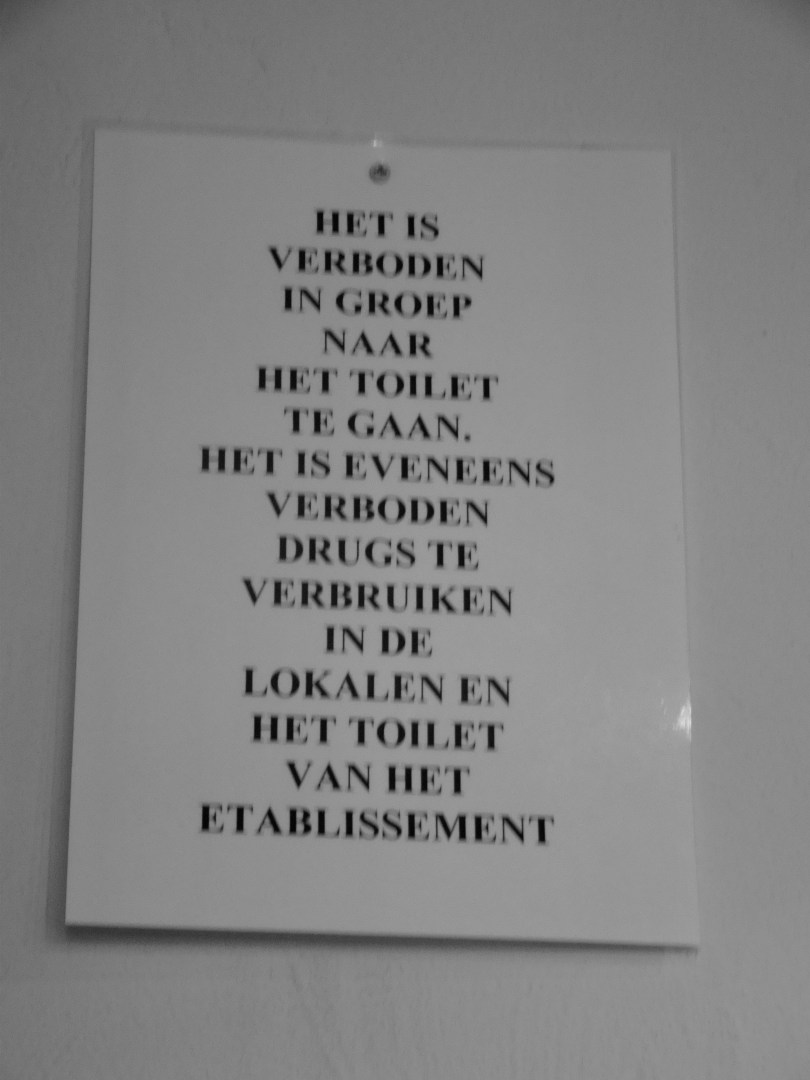 Het is een goede eigenschap van een cafébaas dat hij weet welk publiek zijn zaak aantrekt.