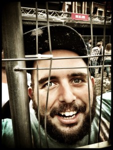 Bockie De Repper op de Vlasmarkt.