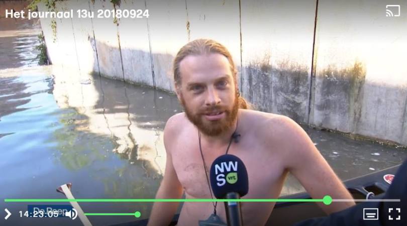 Interview in Het Journaal.